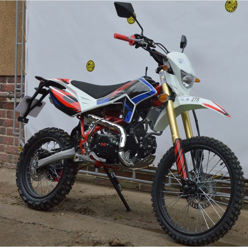 Купить  Мопед / питбайк X-MOTOS 50 (150) 19/16 COLOR 139FMB, фара/повор/стоп/зеркала/приборка, кик+электр. (шт) 01500 купить с доставкой по Москве и России, цена, технические характеристики, комплектация фото  - motoserp.ru