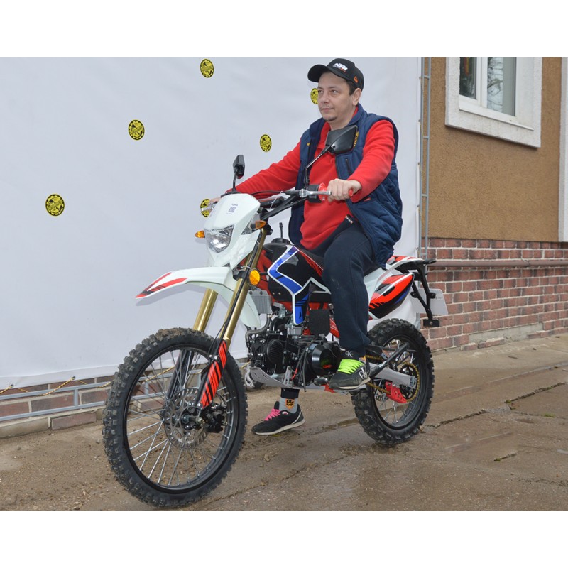 Купить  Мопед / питбайк X-MOTOS 50 (150) 19/16 COLOR 139FMB, фара/повор/стоп/зеркала/приборка, кик+электр. (шт) 01500 купить с доставкой по Москве и России, цена, технические характеристики, комплектация фото  - motoserp.ru