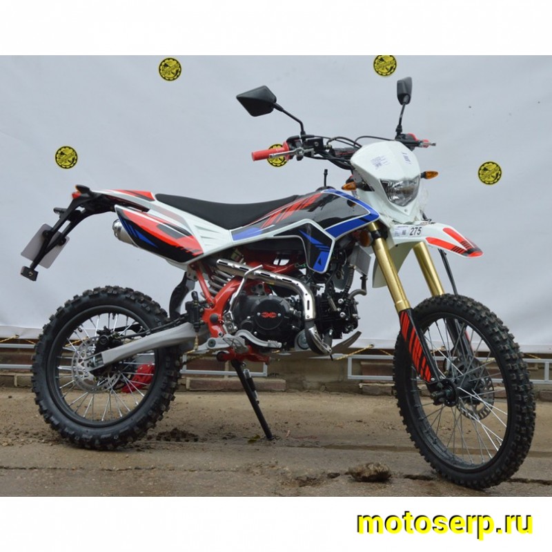 Купить  Мопед / питбайк X-MOTOS 50 (150) 19/16 COLOR 139FMB, фара/повор/стоп/зеркала/приборка, кик+электр. (шт) 01500 купить с доставкой по Москве и России, цена, технические характеристики, комплектация фото  - motoserp.ru