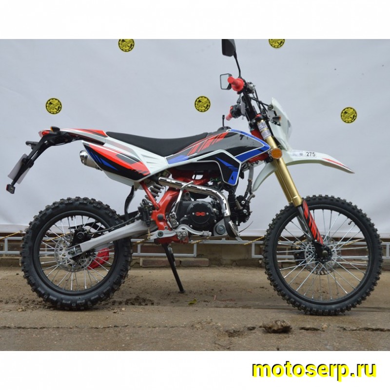 Купить  Мопед / питбайк X-MOTOS 50 (150) 19/16 COLOR 139FMB, фара/повор/стоп/зеркала/приборка, кик+электр. (шт) 01500 купить с доставкой по Москве и России, цена, технические характеристики, комплектация фото  - motoserp.ru