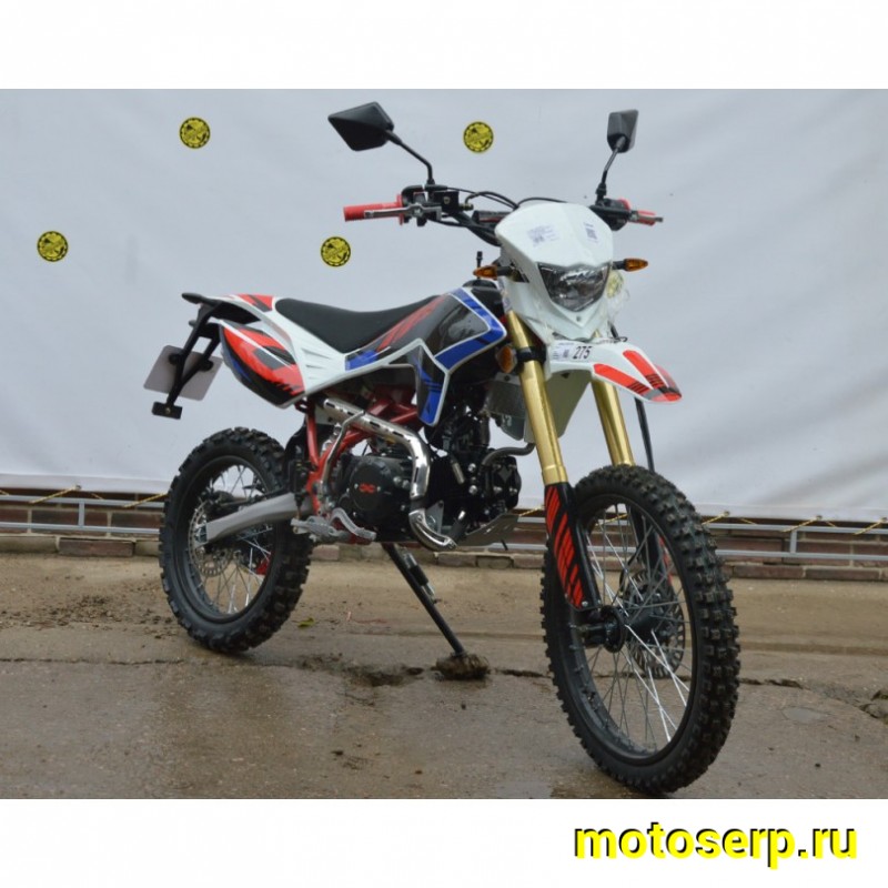 Купить  Мопед / питбайк X-MOTOS 50 (150) 19/16 COLOR 139FMB, фара/повор/стоп/зеркала/приборка, кик+электр. (шт) 01500 купить с доставкой по Москве и России, цена, технические характеристики, комплектация фото  - motoserp.ru