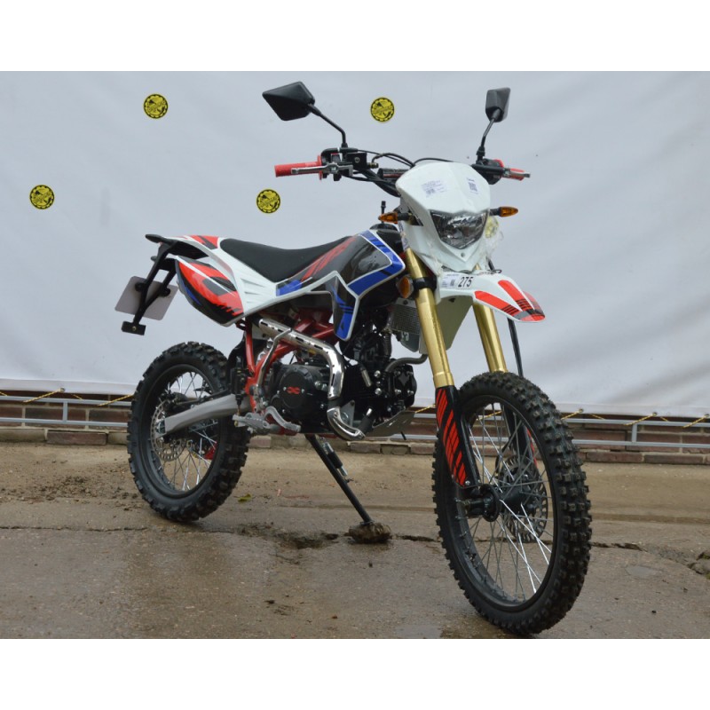 Купить  Мопед / питбайк X-MOTOS 50 (150) 19/16 COLOR 139FMB, фара/повор/стоп/зеркала/приборка, кик+электр. (шт) 01500 купить с доставкой по Москве и России, цена, технические характеристики, комплектация фото  - motoserp.ru