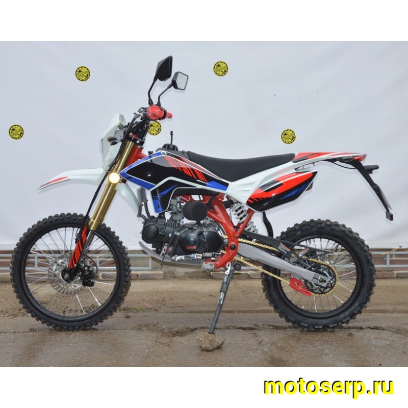 Купить  Мопед / питбайк X-MOTOS 50 (150) 19/16 COLOR 139FMB, фара/повор/стоп/зеркала/приборка, кик+электр. (шт) 01500 купить с доставкой по Москве и России, цена, технические характеристики, комплектация фото  - motoserp.ru