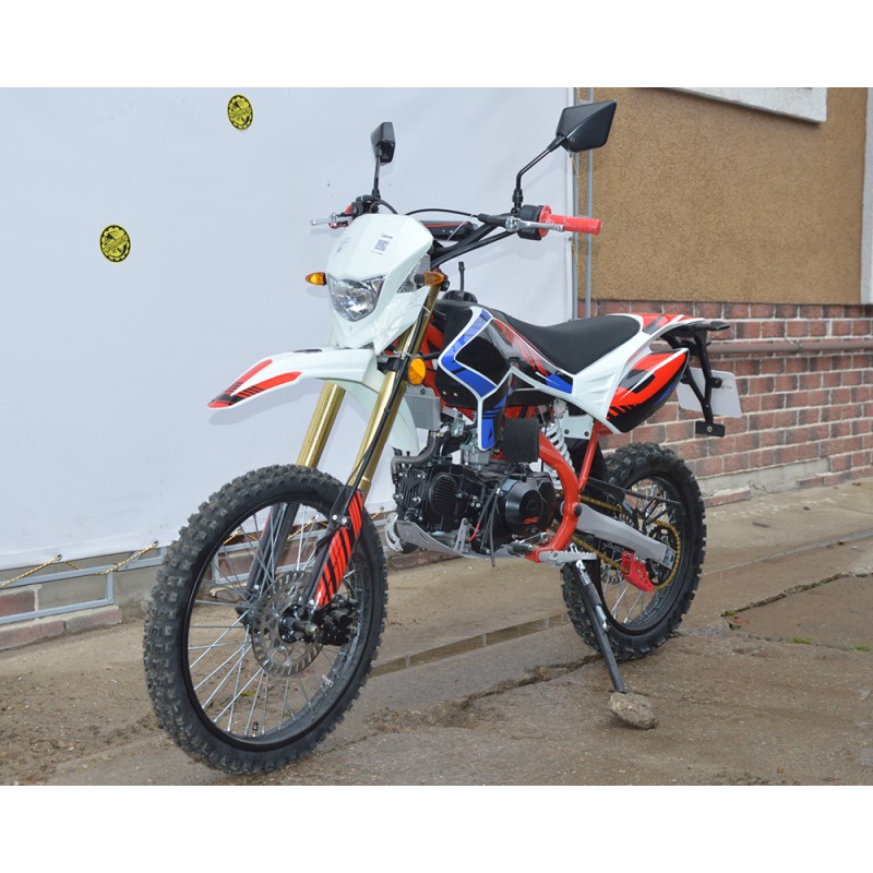Купить  Мопед / питбайк X-MOTOS 50 (150) 19/16 COLOR 139FMB, фара/повор/стоп/зеркала/приборка, кик+электр. (шт) 01500 купить с доставкой по Москве и России, цена, технические характеристики, комплектация фото  - motoserp.ru