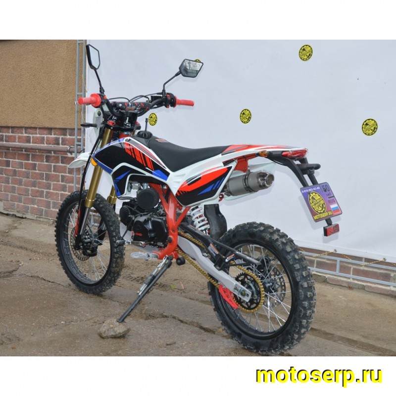 Купить  Мопед / питбайк X-MOTOS 50 (150) 19/16 COLOR 139FMB, фара/повор/стоп/зеркала/приборка, кик+электр. (шт) 01500 купить с доставкой по Москве и России, цена, технические характеристики, комплектация фото  - motoserp.ru