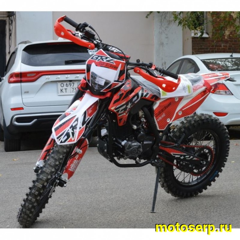 Купить  Мотоцикл Кросс/Эндуро BRZ MX5 PR300 RED (спортинв) 300сс, 175АFMM PR, балансир, 21/18,  (шт)  купить с доставкой по Москве и России, цена, технические характеристики, комплектация фото  - motoserp.ru