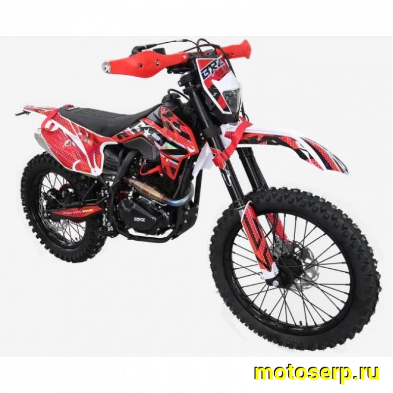 Купить  Мотоцикл Кросс/Эндуро BRZ MX5 PR300 RED (спортинв) 300сс, 175АFMM PR, балансир, 21/18,  (шт)  купить с доставкой по Москве и России, цена, технические характеристики, комплектация фото  - motoserp.ru