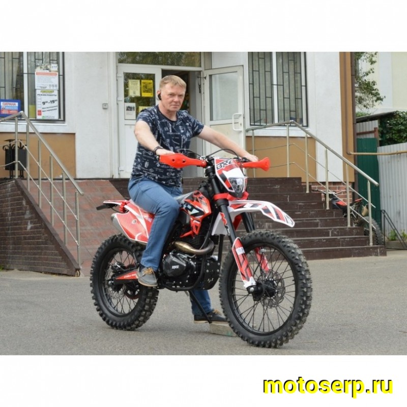 Купить  Мотоцикл Кросс/Эндуро BRZ MX5 PR300 RED (спортинв) 300сс, 175АFMM PR, балансир, 21/18,  (шт)  купить с доставкой по Москве и России, цена, технические характеристики, комплектация фото  - motoserp.ru