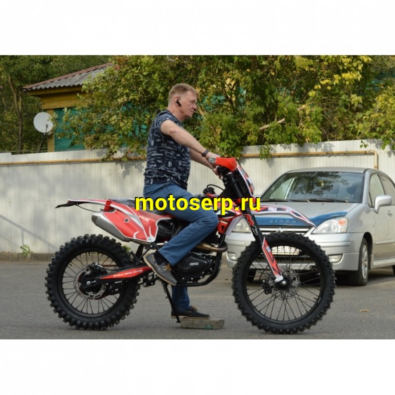 Купить  Мотоцикл Кросс/Эндуро BRZ MX5 PR300 RED (спортинв) 300сс, 175АFMM PR, балансир, 21/18,  (шт)  купить с доставкой по Москве и России, цена, технические характеристики, комплектация фото  - motoserp.ru
