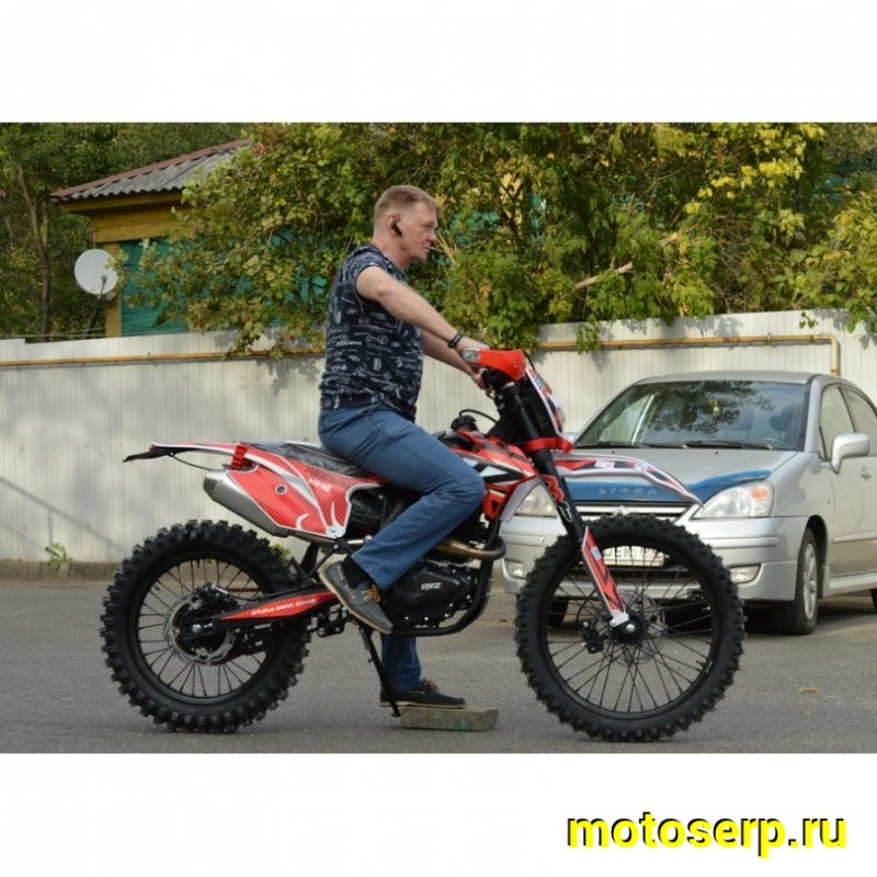 Купить  Мотоцикл Кросс/Эндуро BRZ MX5 PR300 RED (спортинв) 300сс, 175АFMM PR, балансир, 21/18,  (шт)  купить с доставкой по Москве и России, цена, технические характеристики, комплектация фото  - motoserp.ru