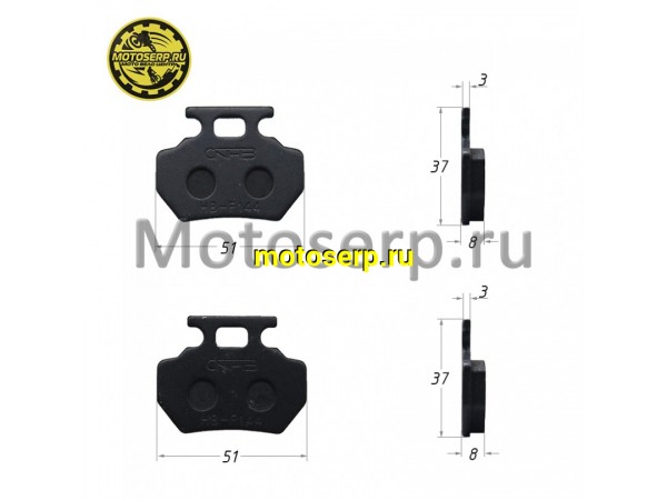 Купить  Колодки тормозные диск KAYO (пер/зад) AU150,AU150CVT,AU180,задние AT110,AU125, пер. AU200, KAYO BULL 2B, BULL 3C (2020г) и др. (пар)  (Кокурин купить с доставкой по Москве и России, цена, технические характеристики, комплектация фото  - motoserp.ru