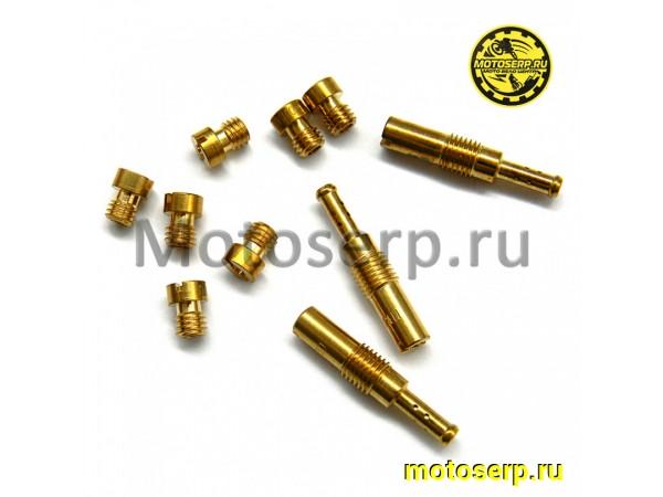 Купить  Ремкомплект карбюратора (набор гл.топл. жиклеров)  10шт. (7 главных и 3 х/х)100-115 (30-36) NIBBI PE, Mikuni (комп) (SM 337-7026 купить с доставкой по Москве и России, цена, технические характеристики, комплектация фото  - motoserp.ru