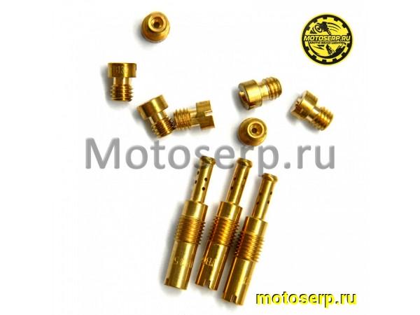 Купить  Ремкомплект карбюратора (набор гл.топл. жиклеров)  10шт. (7 главных и 3 х/х)115-130 (30-35) NIBBI PE, Mikuni (комп) (SM 337-2061 купить с доставкой по Москве и России, цена, технические характеристики, комплектация фото  - motoserp.ru