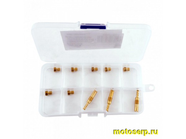 Купить  Ремкомплект карбюратора (набор гл.топл. жиклеров)  10шт. (7 главных и 3 х/х)130-145 (32-40) NIBBI PE, Mikuni (комп) (SM 337-5505 купить с доставкой по Москве и России, цена, технические характеристики, комплектация фото  - motoserp.ru