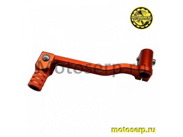 Купить  Ножка (лапка, рычаг, педаль) переключения TTR110, TTR125, BSE PH10-125, KAYO и др. оранжевый с длинным выносом (алюминиевый) (шт) (SM 792-4704 купить с доставкой по Москве и России, цена, технические характеристики, комплектация фото  - motoserp.ru