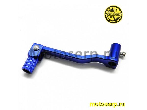 Купить  Ножка (лапка, рычаг, педаль) переключения TTR110, TTR125, BSE PH10-125, KAYO и др. синий с длинным выносом (алюминиевый) (шт) (SM 792-6976 купить с доставкой по Москве и России, цена, технические характеристики, комплектация фото  - motoserp.ru