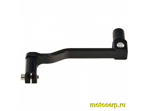 Купить  Ножка (лапка, рычаг, педаль) переключения TTR110, TTR125, BSE PH10-125, KAYO и др. черный с длинным выносом (алюминиевый) (шт) (SM 792-1360 купить с доставкой по Москве и России, цена, технические характеристики, комплектация фото  - motoserp.ru