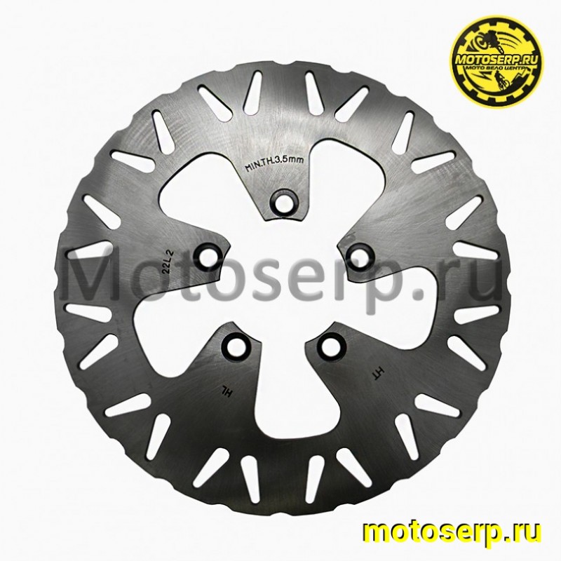 Купить  Диск тормозной передний (265x72x3,5) (отв:5x55) VENTO Monster 125/250 (DYJ-663000-135001) (шт) (Vento 26288 купить с доставкой по Москве и России, цена, технические характеристики, комплектация фото  - motoserp.ru