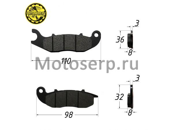 Купить  Колодки тормозные диск  VENTO PCX, JET (пар) (Vento 24782 купить с доставкой по Москве и России, цена, технические характеристики, комплектация фото  - motoserp.ru
