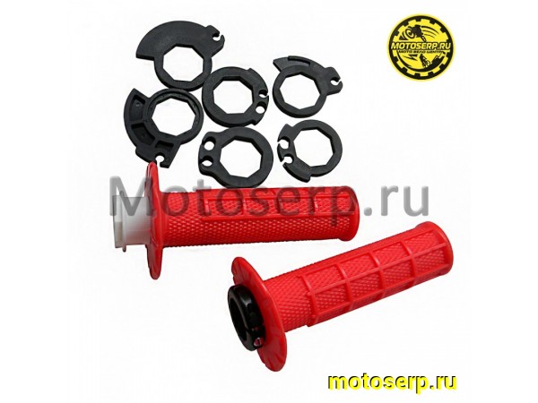Купить  Ручки руля (грипсы) OTOM lock on красный (комп) (Кокурин купить с доставкой по Москве и России, цена, технические характеристики, комплектация фото  - motoserp.ru