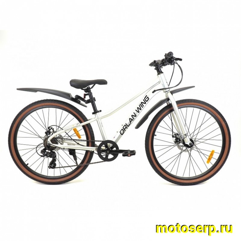Купить  26" ORLAN WING VENUS 1.0 серый (14") (Орлан Винг Венус 1.0) 26"; 7ск; рама-алюминий; тормоз-Disk (шт) (ART (M купить с доставкой по Москве и России, цена, технические характеристики, комплектация фото  - motoserp.ru