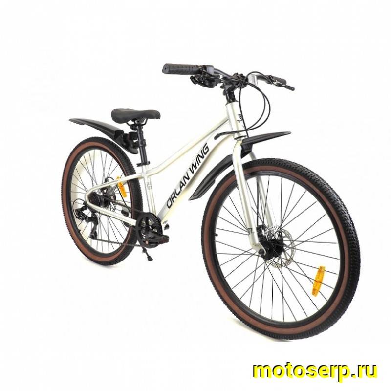Купить  26" ORLAN WING VENUS 1.0 серый (14") (Орлан Винг Венус 1.0) 26"; 7ск; рама-алюминий; тормоз-Disk (шт) (ART (M купить с доставкой по Москве и России, цена, технические характеристики, комплектация фото  - motoserp.ru