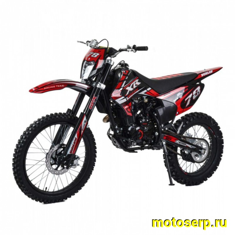 Купить  Мотоцикл Кросс/Эндуро Motoland XR300 LITE (175FMM) (спортинв) 21/18, красный (ML 21938 купить с доставкой по Москве и России, цена, технические характеристики, комплектация фото  - motoserp.ru