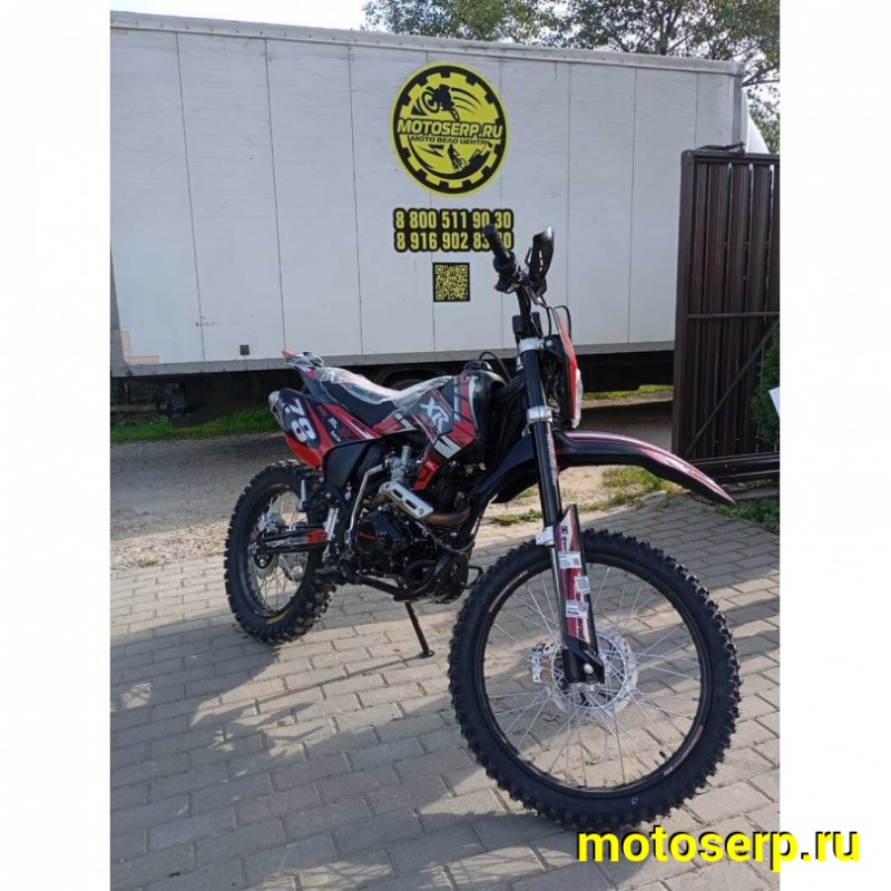 Купить  Мотоцикл Кросс/Эндуро Motoland XR300 LITE (175FMM) (спортинв) 21/18, красный (шт) (ML 21938 купить с доставкой по Москве и России, цена, технические характеристики, комплектация фото  - motoserp.ru