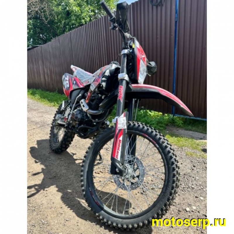 Купить  Мотоцикл Кросс/Эндуро Motoland XR300 LITE (175FMM) (спортинв) 21/18, красный (шт) (ML 21938 купить с доставкой по Москве и России, цена, технические характеристики, комплектация фото  - motoserp.ru