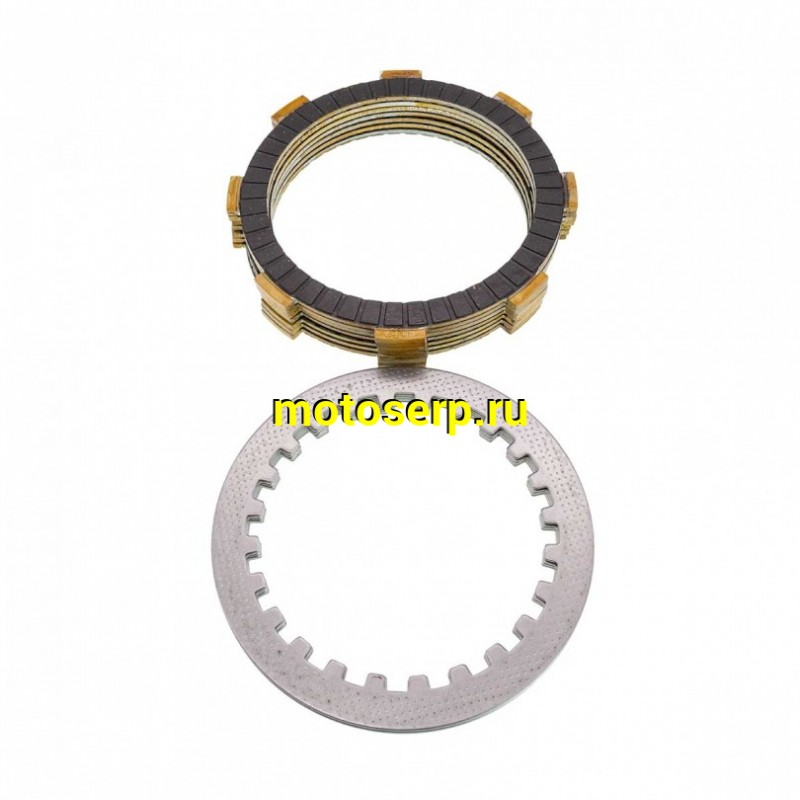 Купить  Диски сцепления ведущий (феродо) 172FMM ZS250GS фрикционный 7шт. + 6шт. стальной (комп) (Regul 100050121 (Regul 100103422 купить с доставкой по Москве и России, цена, технические характеристики, комплектация фото  - motoserp.ru