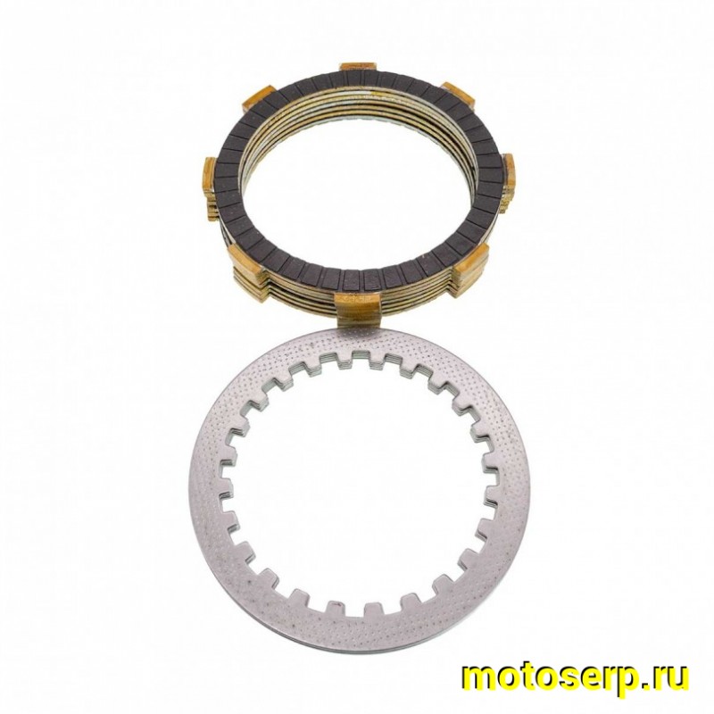 Купить  Диски сцепления ведущий (феродо) 172FMM ZS250GS фрикционный 7шт. + 6шт. стальной (комп) (Regul 100050121 (Regul 100103422 (MT S-7559 купить с доставкой по Москве и России, цена, технические характеристики, комплектация фото  - motoserp.ru