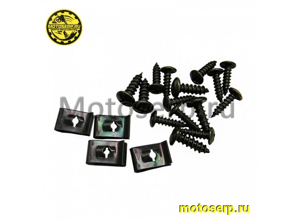 Купить  Клипса крепление пластика (нажимные) 15шт (&Oslash;4x15mm) (комп) (TATA 1000224 купить с доставкой по Москве и России, цена, технические характеристики, комплектация фото  - motoserp.ru