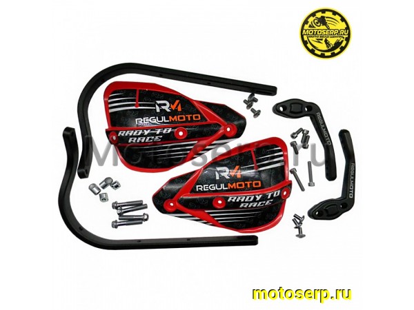 Купить  Защита рук/накладка (уши) Regulmoto ULTRA PROBEND HCM (28 мм) красный (шт) (Regul 405877-4  купить с доставкой по Москве и России, цена, технические характеристики, комплектация фото  - motoserp.ru