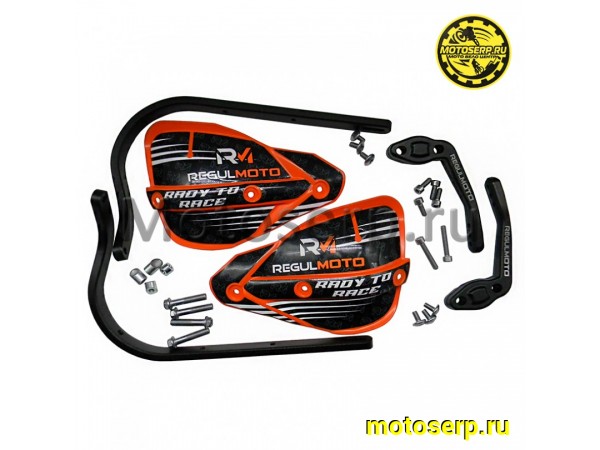 Купить  Защита рук/накладка (уши) Regulmoto ULTRA PROBEND HCM (28 мм) оранжевый (шт) (Regul 405877-2  купить с доставкой по Москве и России, цена, технические характеристики, комплектация фото  - motoserp.ru