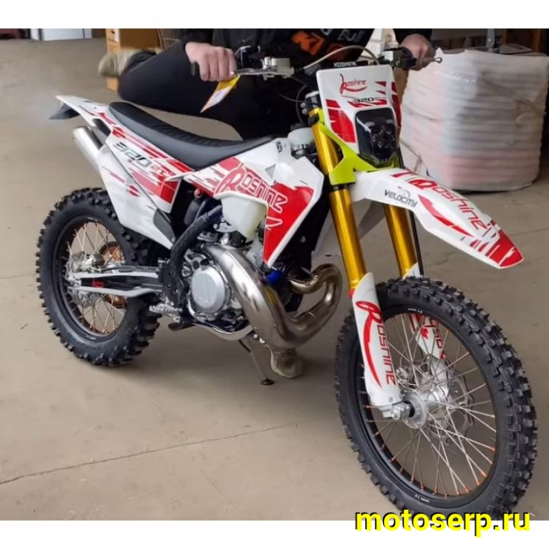 Купить  Мотоцикл Кросс/Эндуро BSE Koshine KE320 21/18 S 5 HUS (спортинв) 320сс , 2Т, 21/18"   (шт) (фото купить с доставкой по Москве и России, цена, технические характеристики, комплектация фото  - motoserp.ru