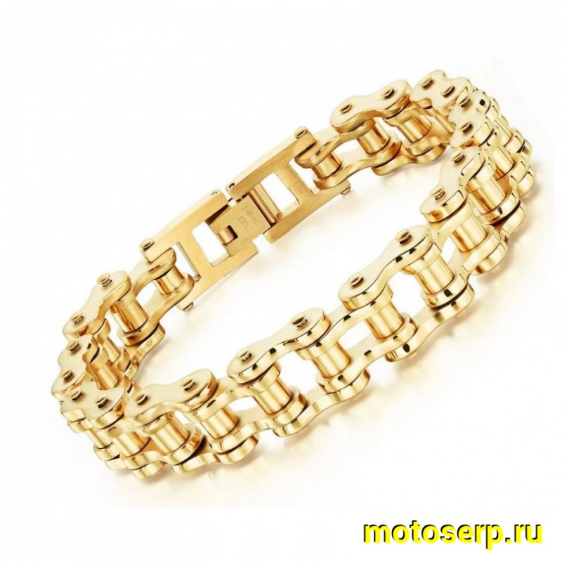 Купить  Браслет "МОТОЦЕПЬ"  золото.  (шт) (O-N  купить с доставкой по Москве и России, цена, технические характеристики, комплектация фото  - motoserp.ru