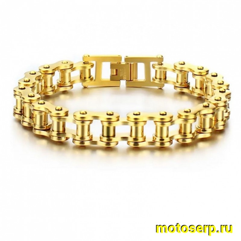 Купить  Браслет "МОТОЦЕПЬ"  золото.  (шт) (O-N  купить с доставкой по Москве и России, цена, технические характеристики, комплектация фото  - motoserp.ru