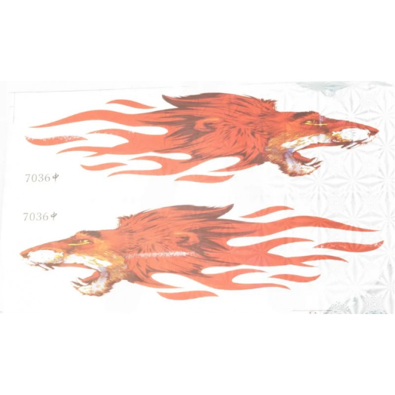Купить  Наклейки (набор) FIRE RAT (32х18см) (#7036) N-1500 (0 купить с доставкой по Москве и России, цена, технические характеристики, комплектация фото  - motoserp.ru