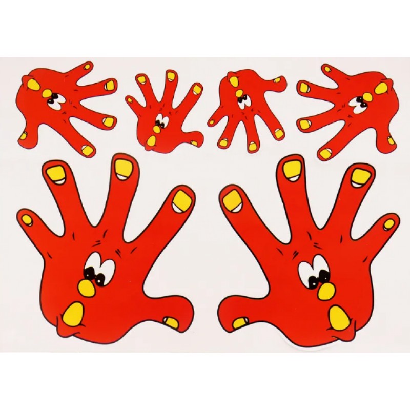 Купить  Наклейки (набор) HAND (25х18см) (#0202) N-1433 (0 купить с доставкой по Москве и России, цена, технические характеристики, комплектация фото  - motoserp.ru