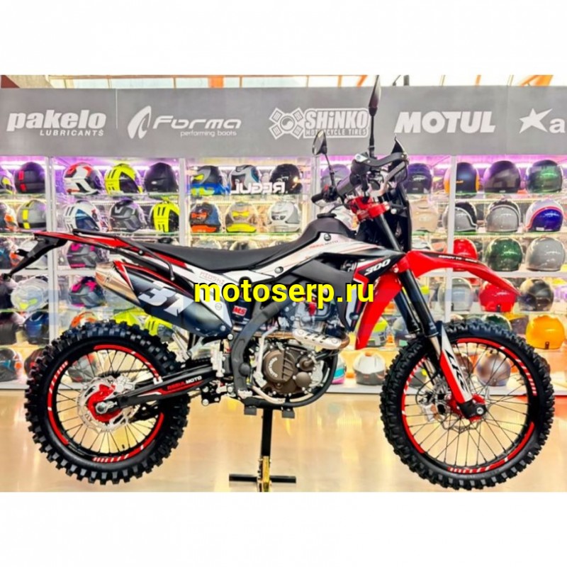 Купить  Мотоцикл Кросс/Эндуро Regulmoto CR-Z 300 (ЭПТС) 21/18, Gear 5, (NB300) NB178MN-6 292сс, 4Т, Красный/черный (шт)  купить с доставкой по Москве и России, цена, технические характеристики, комплектация фото  - motoserp.ru