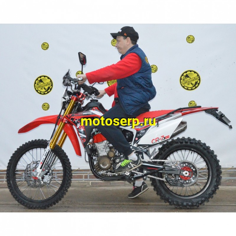 Купить  Мотоцикл Кросс/Эндуро Regulmoto CR-Z 300 (ЭПТС) 21/18, Gear 5, (NB300) NB178MN-6 292сс, 4Т, Красный/черный (шт)  купить с доставкой по Москве и России, цена, технические характеристики, комплектация фото  - motoserp.ru