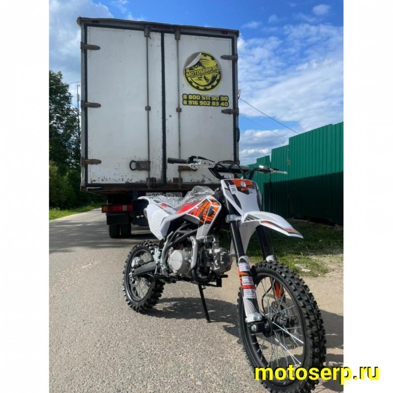 Купить  Питбайк KAYO M125EM 17/14 (механ. сцепл., эл. стартер 2025 г.) (шт) (SM купить с доставкой по Москве и России, цена, технические характеристики, комплектация фото  - motoserp.ru