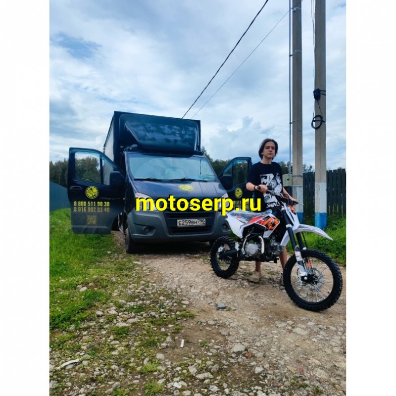 Купить  Питбайк KAYO M125EM 17/14 (механ. сцепл., эл. стартер 2025 г.) (шт) (SM купить с доставкой по Москве и России, цена, технические характеристики, комплектация фото  - motoserp.ru