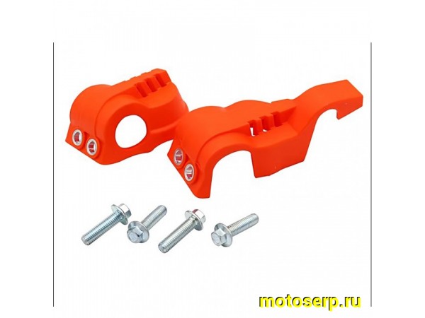 Купить  Защита башмака передних перьев вилки KTM EXC 300,125 2016-2024, EXC EXCF SX SXF XC XCF XCW (пара) (A-E купить с доставкой по Москве и России, цена, технические характеристики, комплектация фото  - motoserp.ru