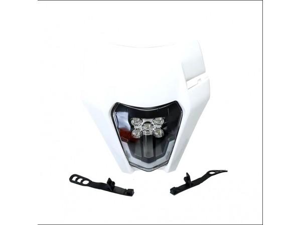 Купить  Фара передняя + Обтекатель KTM EXC EXCF SX SXF XC XCF XCW XCFW 125-450сс GR8 т др. Белый (шт) (A-E купить с доставкой по Москве и России, цена, технические характеристики, комплектация фото  - motoserp.ru