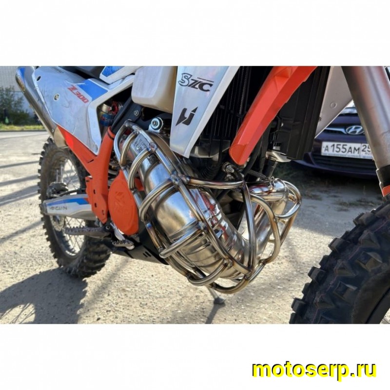 Купить  Защита pезoнaтopа (клетка) GR8 300, Hengjian Z300 2Т v2(версия2) 2025г. с ребр. жесткости. (трубка 1,5х14мм нержав, вес 1.9кг) с крепеж. (шт) (Клет купить с доставкой по Москве и России, цена, технические характеристики, комплектация фото  - motoserp.ru