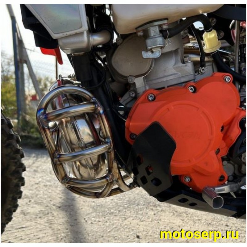 Купить  Защита pезoнaтopа (клетка) GR8 300, Hengjian Z300 2Т v2(версия2) 2025г. с ребр. жесткости. (трубка 1,5х14мм нержав, вес 1.9кг) с крепеж. (шт) (Клет купить с доставкой по Москве и России, цена, технические характеристики, комплектация фото  - motoserp.ru