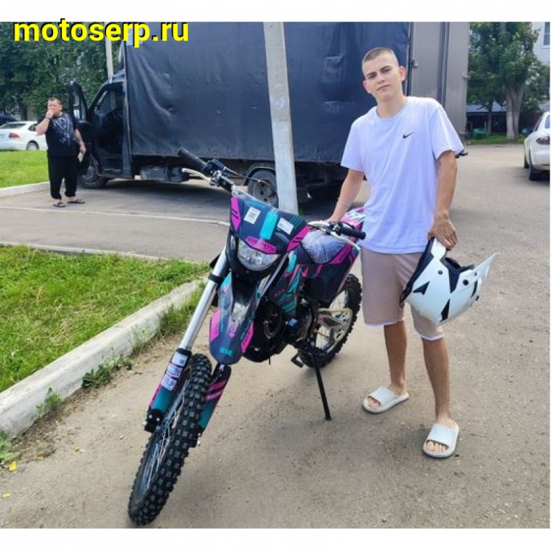 Купить  Питбайк BSE PH 150 19/16 AK47 Aquamarine (шт) купить с доставкой по Москве и России, цена, технические характеристики, комплектация фото  - motoserp.ru