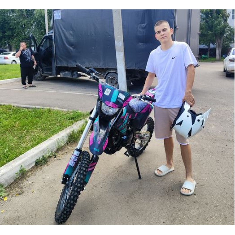 Купить  Питбайк BSE PH 150 19/16 AK47 Aquamarine (шт) купить с доставкой по Москве и России, цена, технические характеристики, комплектация фото  - motoserp.ru