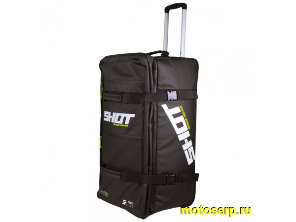 Купить  Сумка на колесах SHOT CLIMATIC Travel Bag (120 л) текстиль для экипировки (шт) (SM 41B1-A01 купить с доставкой по Москве и России, цена, технические характеристики, комплектация фото  - motoserp.ru